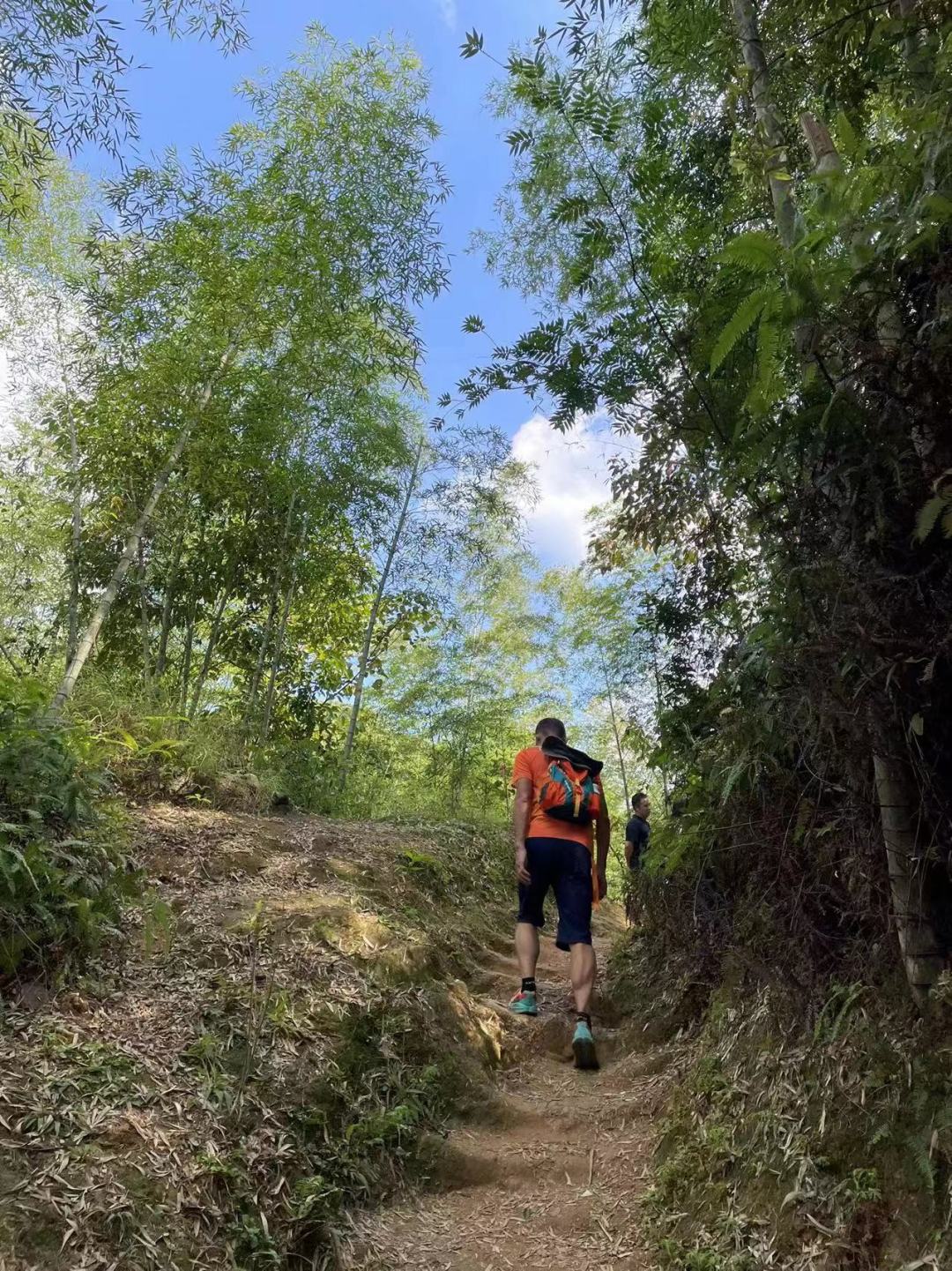 出发徒步穿越千泷沟观大瀑布赏小婺源漫山遍野挂满枝头金黄柿子1天游