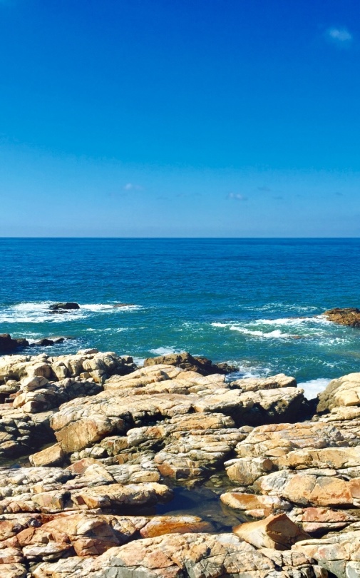 特惠128元咸台港行摄原始海岸线漫步超长细海滩攀爬礁石听海拾贝人少